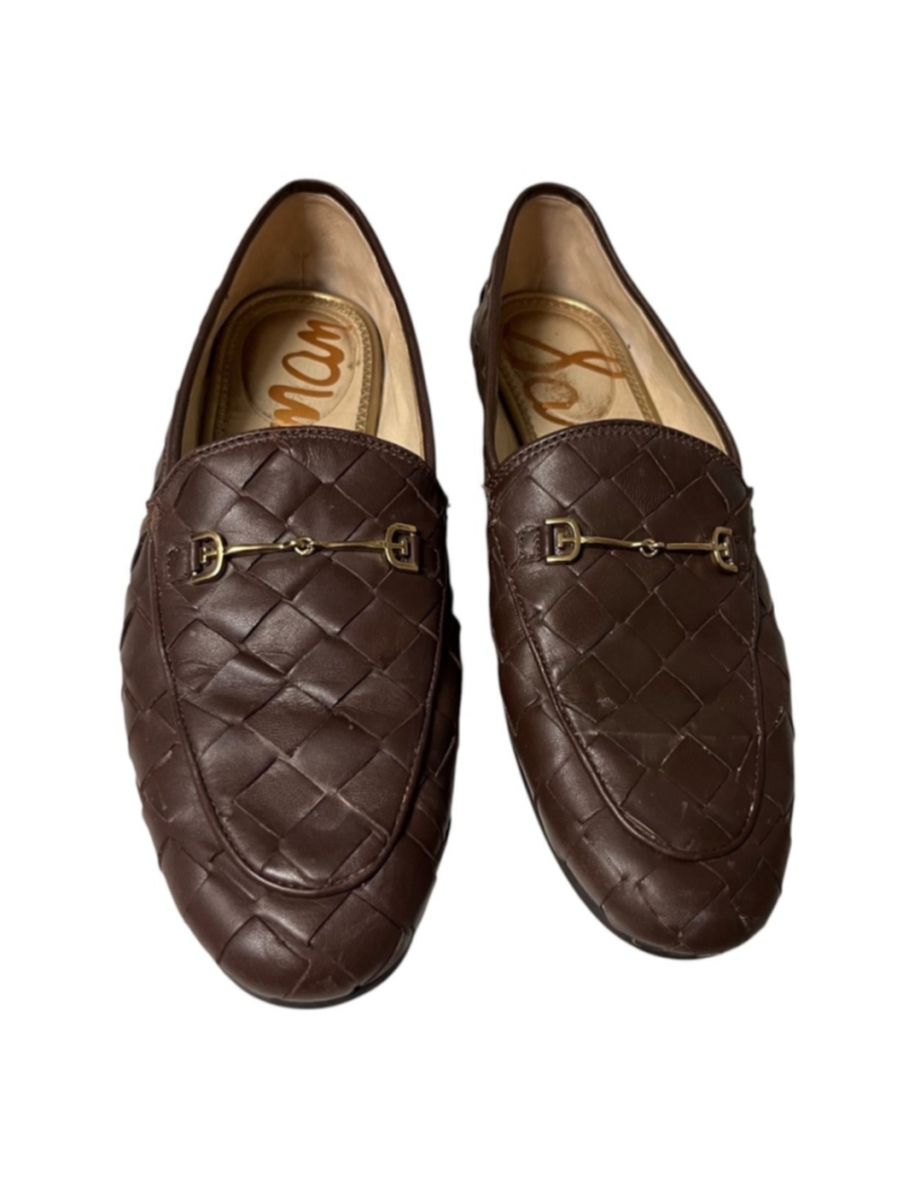 Sam Edelman Loraine Woven Bit Leather Loafers 10.5 - Picture 3 of 6